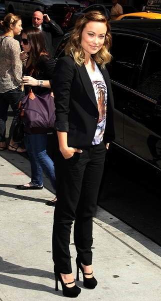 Olivia Wilde at David Letterman