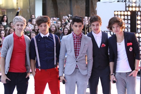 One Direction perform on the Today show