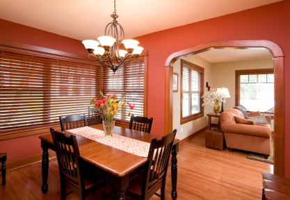 Orange Dining Room