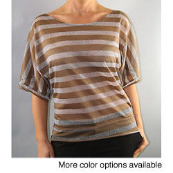 Institute Liberal Women's Bateau-neck Kimono-sleeve Top