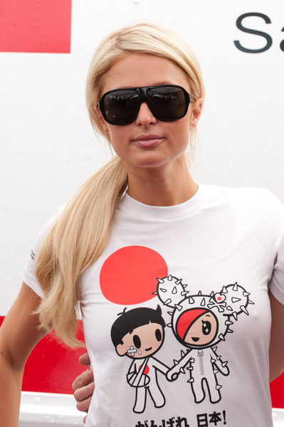 Paris Hilton's long, ponytail hairstyle