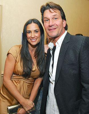 Demi Moore and Patrick Swayze at a Ghost reunion