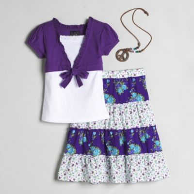 Peasant skirt set