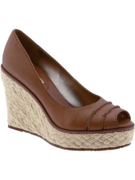 Peep-toe Espadrille Wedge