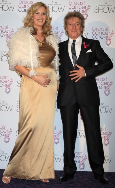 Rod Stewart and Penny Lancaster