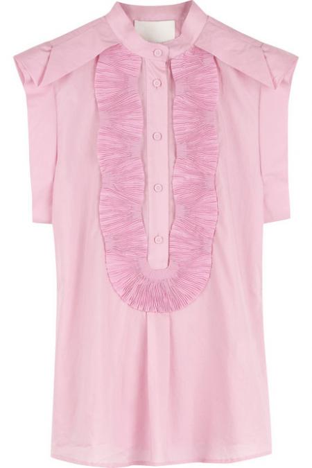 Phillip Lim Pink Tuxedo Shirt