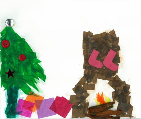 Phoenix Children's Hospital Christmas Tree Holiday  Card 2009 