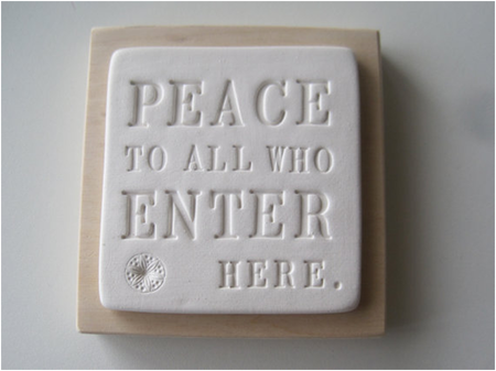 Decorative wall plaque