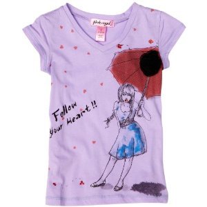 Pink Angel Girls 3D Knit Top