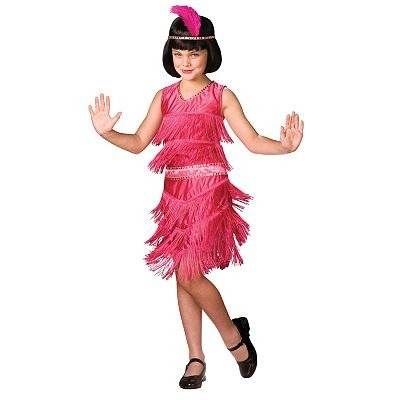 Halloween Costume  Baby Girl on Girls Pink Flapper Costume   Kids  Halloween Costumes