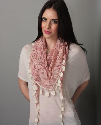 Pink Swoon Scarf