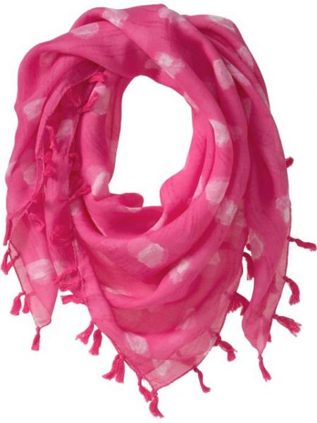 Polka-Dot Silk-Blend Scarve