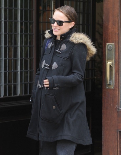 Natalie Portman in fur trim