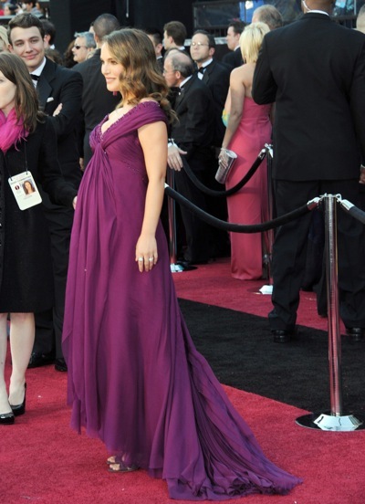 Natalie Portman in a flowing gown