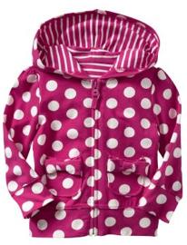 Dotted Zip-up Hoodie