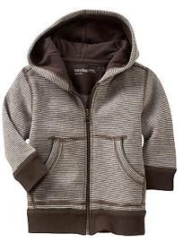 Skinny Striped Zip-up Hoodie
