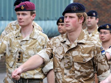 Prince Harry Marching