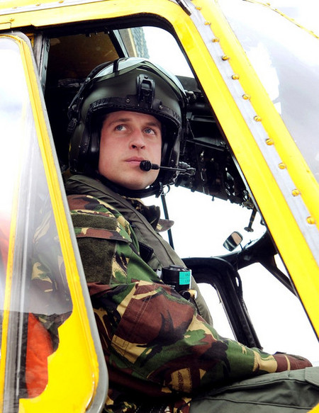 Prince William at Holyhead Mountain