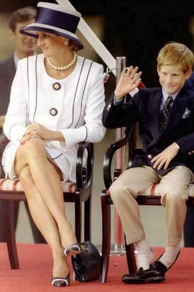 Princess Diana with Prince Harry