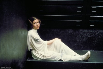 Carrie Fisher as Princess Leia in Star Wars