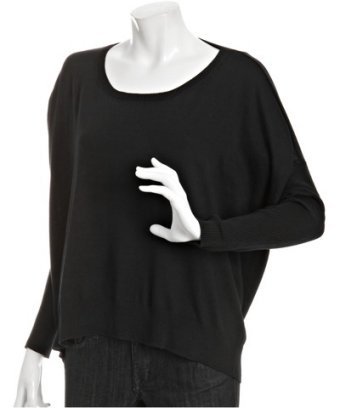 BCBGeneration black cotton dolman sleeve sweater