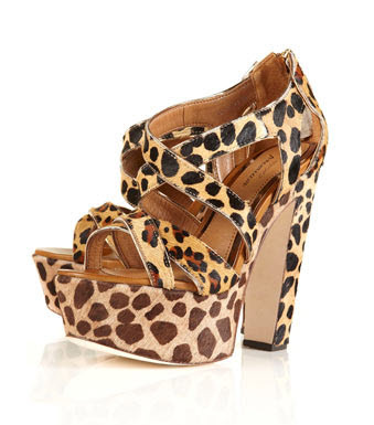 Puerto Animal Print Faux Ponyskin Heels