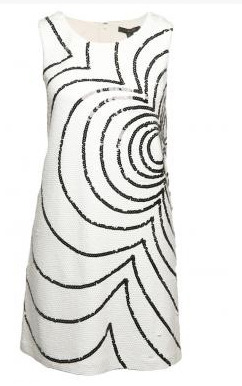 Abstract sequin dress