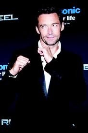 Hugh Jackman at Real Steel premiere