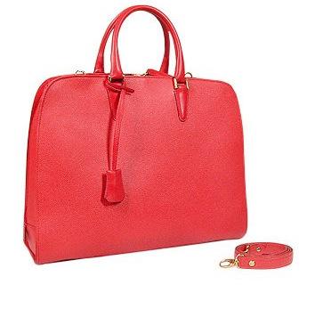 Red Leather Briefcase
