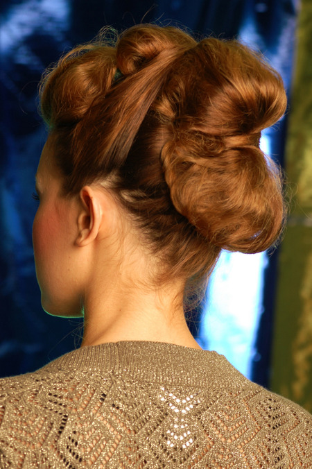 Multiple bun updo