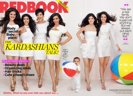 The Kardashian Redbook photo spread.
