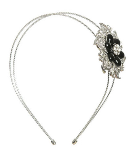 Rhinestone Flower Headband