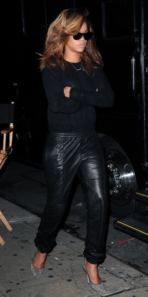 Rihanna in herem pants