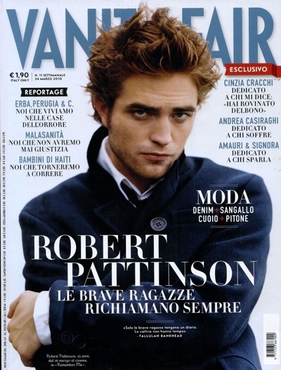 Robert Pattinson Italian Vanity Fair