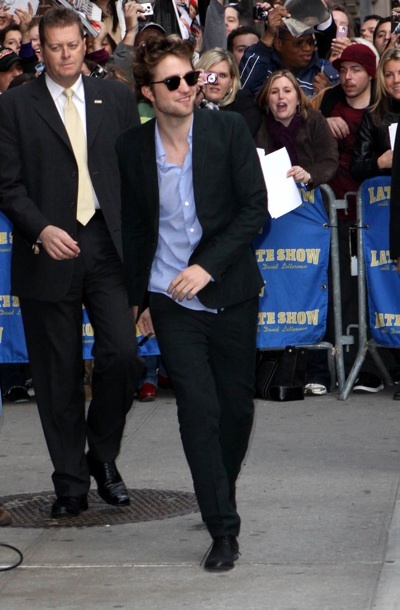 Robert Pattinson at David Letterman