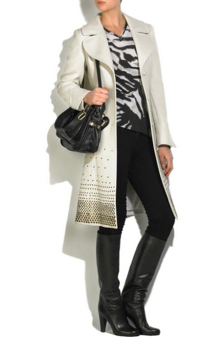 Roberto Cavalli studded coat