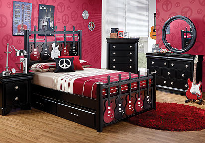 Rock and Roll - Boys' bedroom ideas