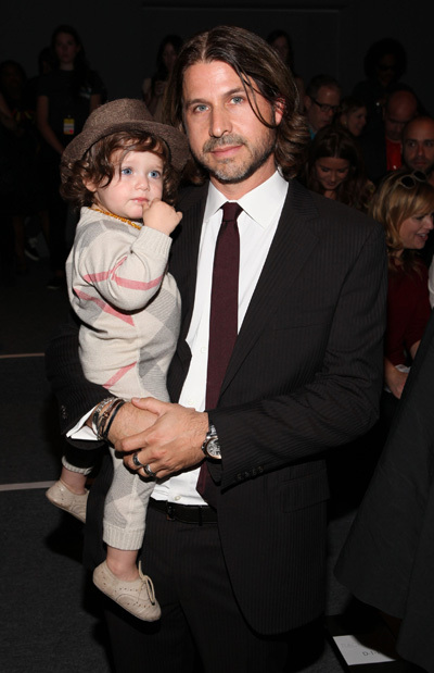 Rodger Berman and baby Skyler