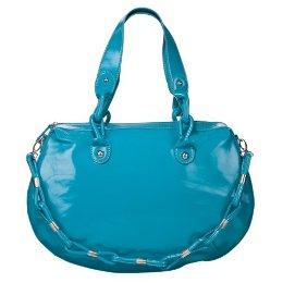 Round Shaped Tote in Teal