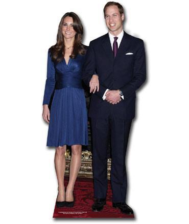 Royal couple cutout