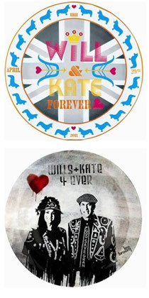 Will &amp; Kate Forever commemorative plate
