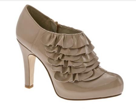 Ruffled Platform Bootie
