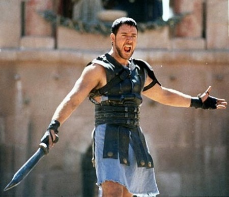 Russell Crowe in Gladiator