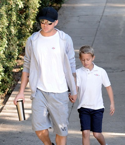 Ryan Phillippe on a stroll with his son Deacon.