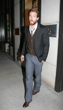 Ryan Reynolds at Paris Hilton's birthday party
