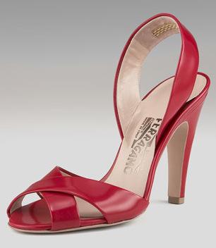 Crisscross  Sandals slingback Ferragamo Salvatore sandals Sling ferragamo