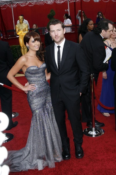 Sam Worthington and Girlfriend at the Academy Awards