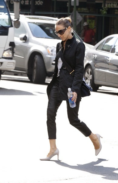 Sarah Jessica Parker in a black jacket