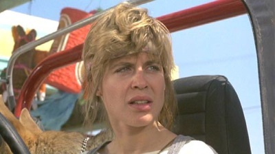 Linda Hamilton as Sarah Connor in Terminator