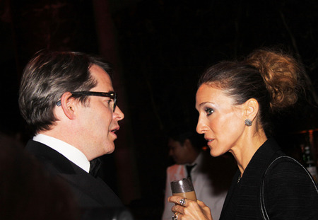 Sarah Jessica Parker's teased bun